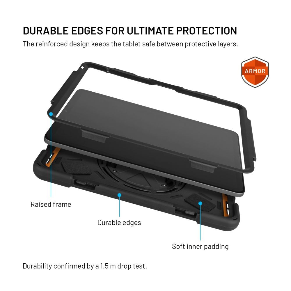 Husa armor FIXED Rugged Tab pentru Xiaomi Redmi Pad SE 8.7", black