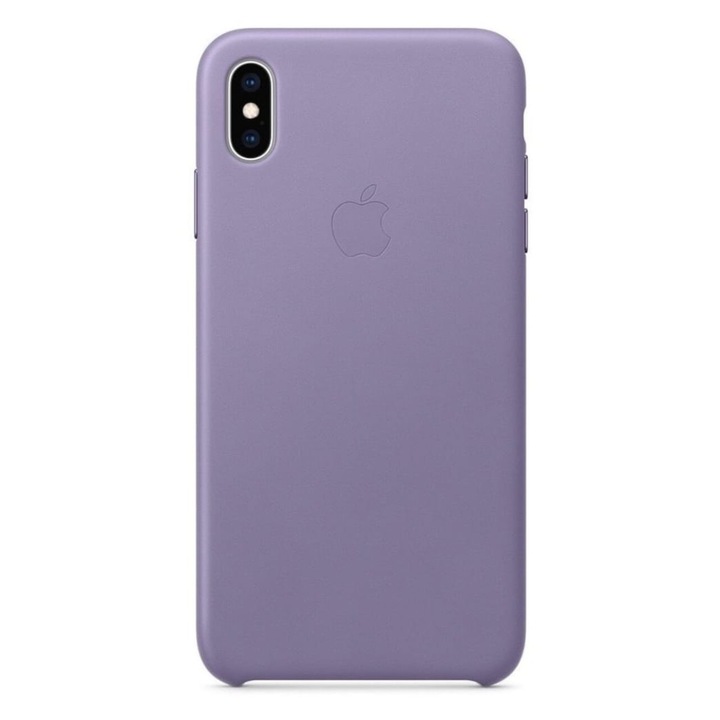 Husa Leather pentru Apple iPhone XS Max, Lilac