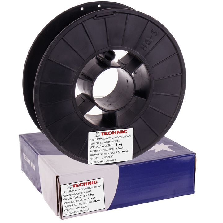 Sarma de otel autoecranata, Tc Technic 1,0-3 kg E71T-GS (ZH)