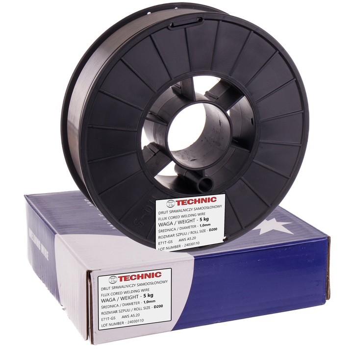 Sarma de otel autoecranata, Tc Technic, 1,0-5 kg E71T-GS (ZH)