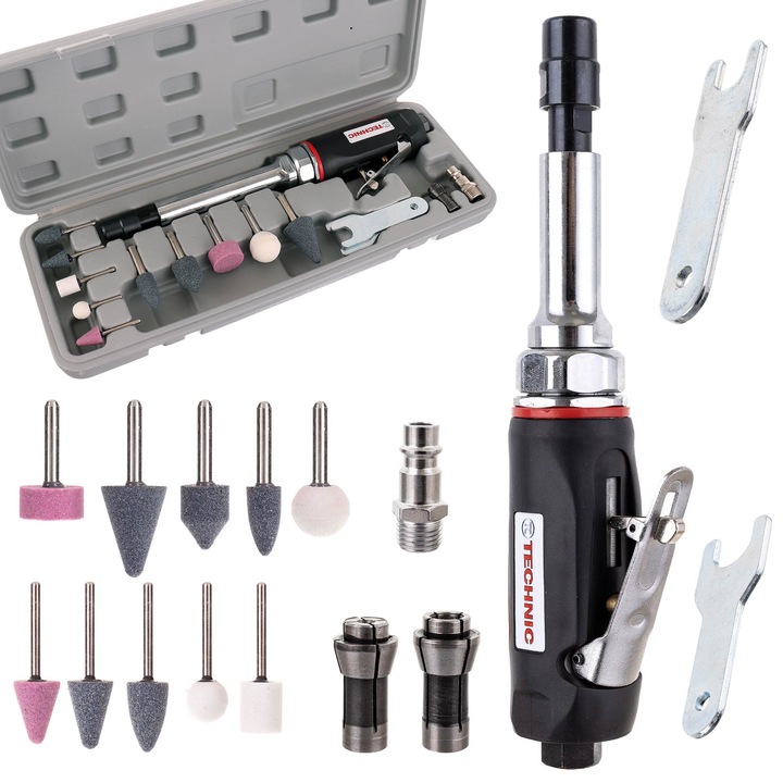 TC Technic 125 mm-es egyenes pneumatikus csiszoló