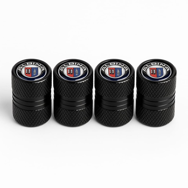Set 4 Capacele Ventil Auto BMW ALPINA, Aluminiu, Multicolor