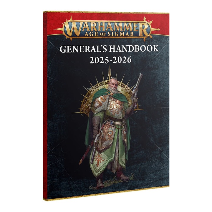 Extensie de joc Warhammer Age of Sigmar, General's Handbook 2025-26, Games Workshop, multicolor, limba engleza