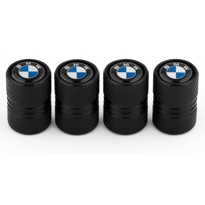 Set 4 capacele ventil auto BMW, aluminiu, multicolor