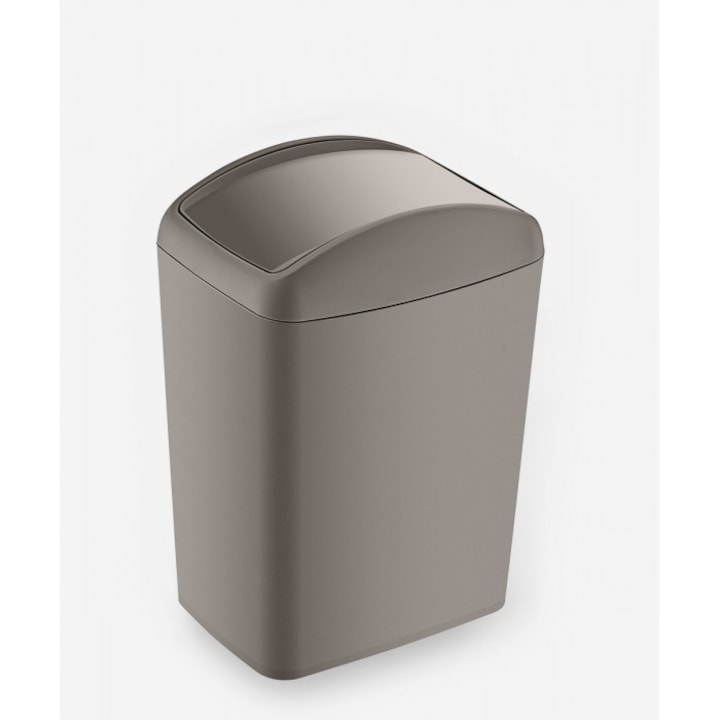 Cos gunoi RAKI TERRA cu capac batant, 10l, 16x22,5xh32cm