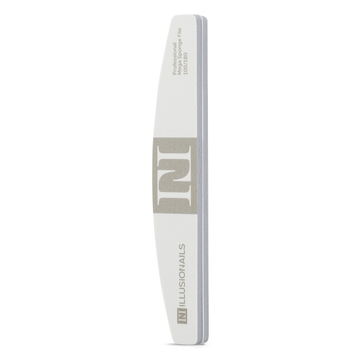 Buffer 100/180, Illusion Nails, "Prime", Semiluna (refolosibila/washable)