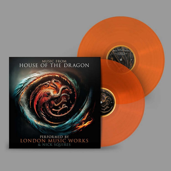 Ramin Djawadi - House Of The Dragon (Coloana sonora), Vinyl 2LP, editie limitata 'Orange Edge Glow'