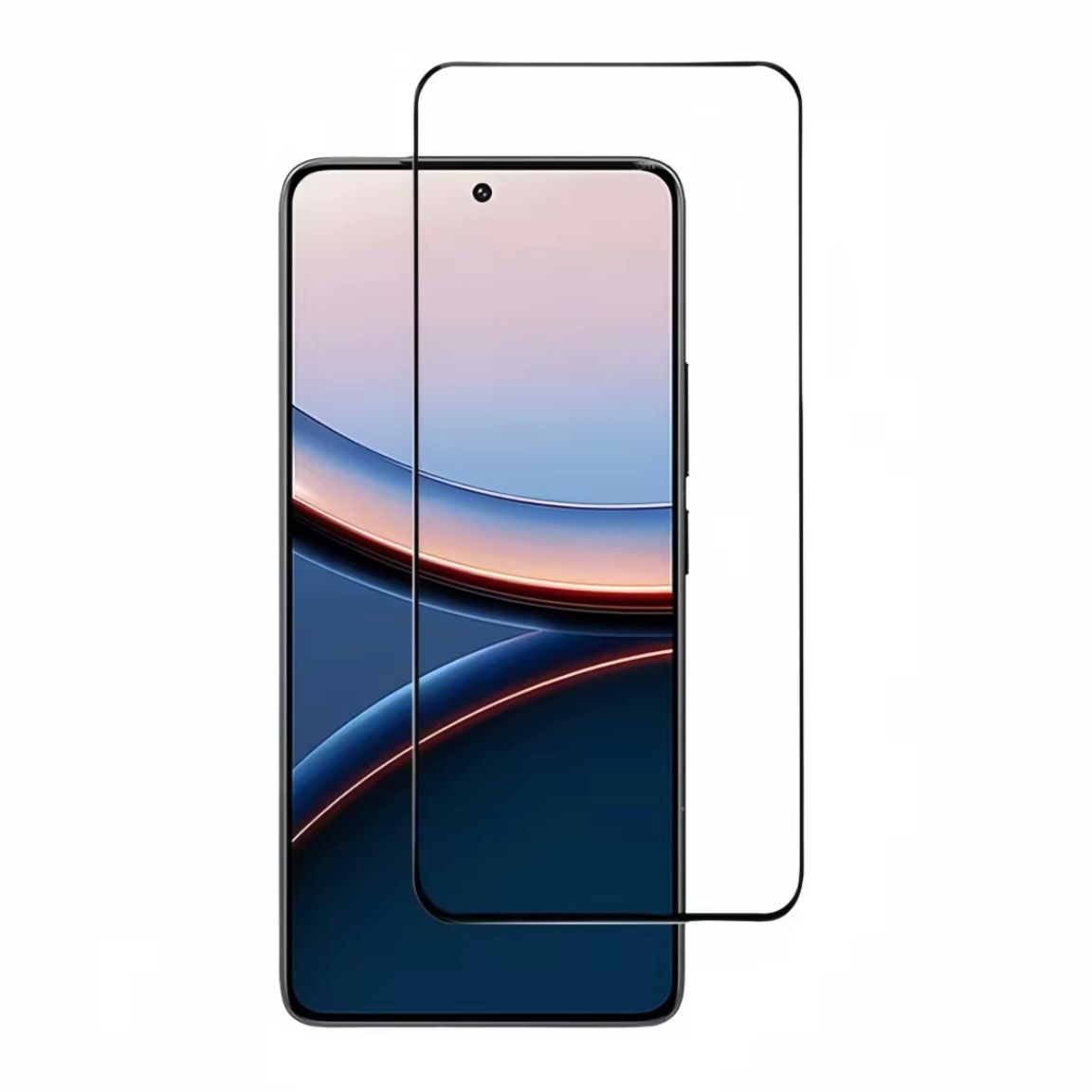 Folie sticla securizata compatibila cu Samsung Galaxy A56 5G, Full Glue