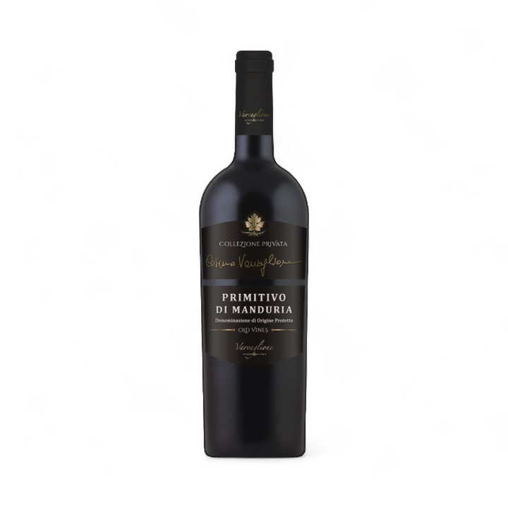 Vin Rosu Sec Varvaglione Cosimo Collezione Privata 15%, 0.75L