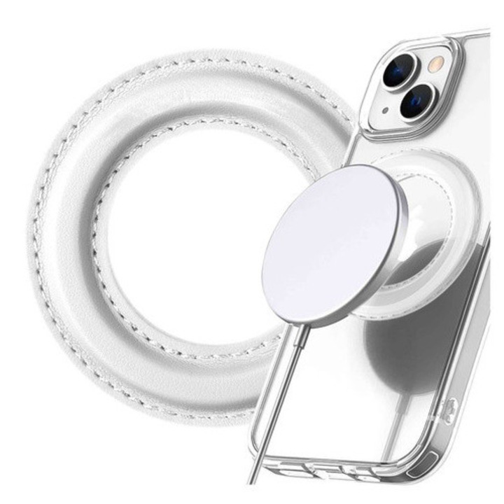 Бял магнитен пръстен MagSafe