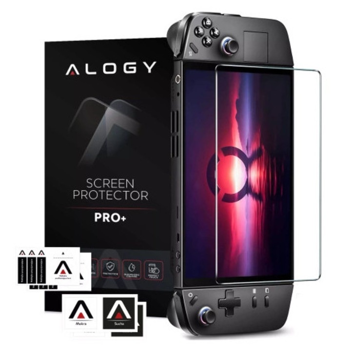 2x 9H edzett üveg Lenovo Legion Go for Alogy PRO+ képernyővédő fólia
