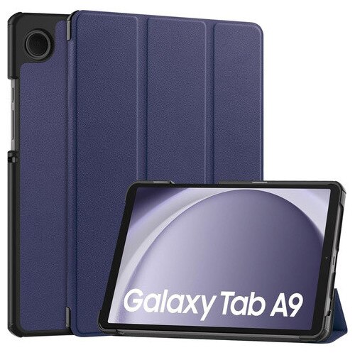 Etui Book Cover Case Alogy pentru Samsung Galaxy Tab A9 2023 8.7", granat, functie Sleep/Wake Up, set 1x etui