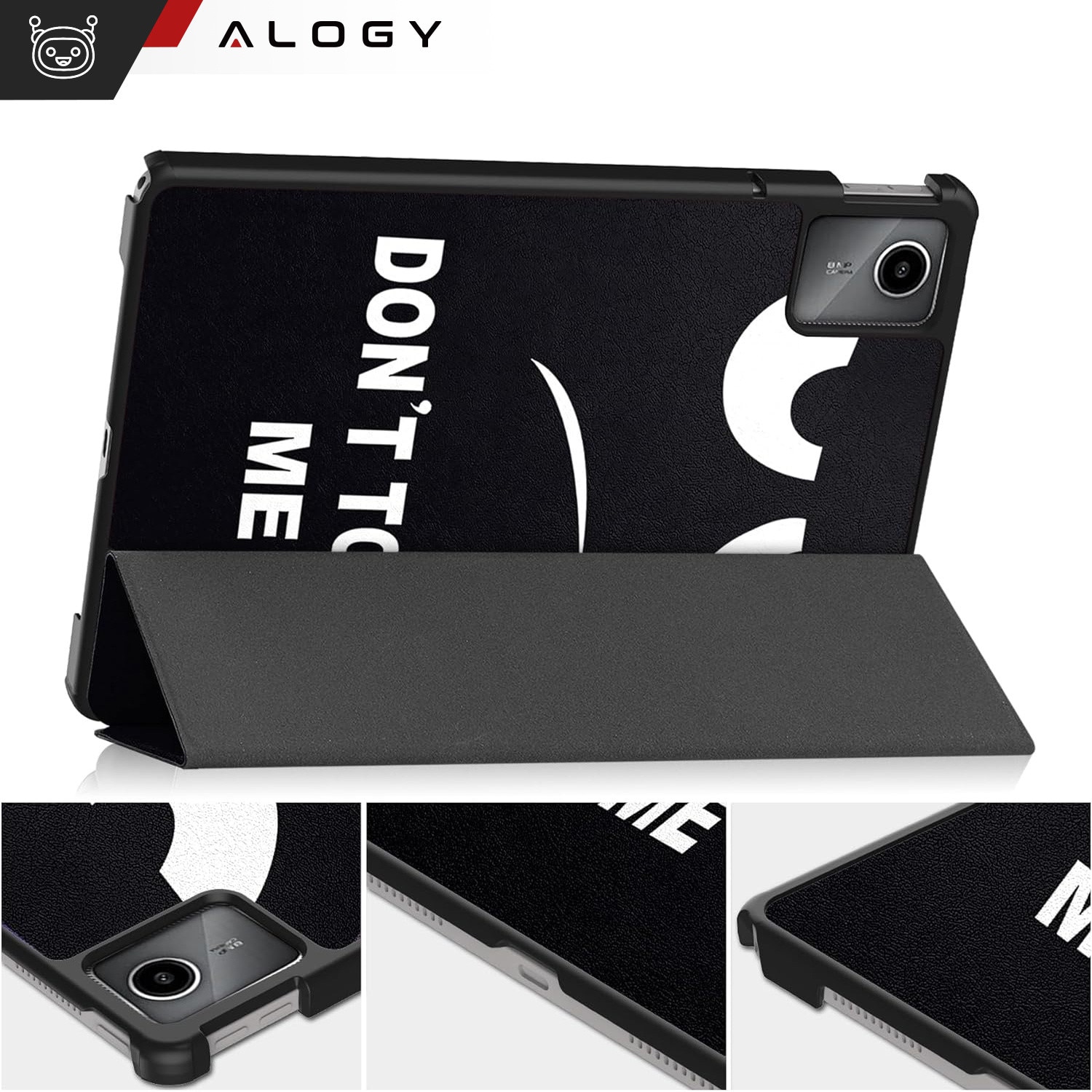 Etui Alogy Book Cover Case pentru Lenovo Tab K11 / K11E 11" si M11 10.95", multicolor, cu functie Sleep/Wake Up, set cu sticla si stylus