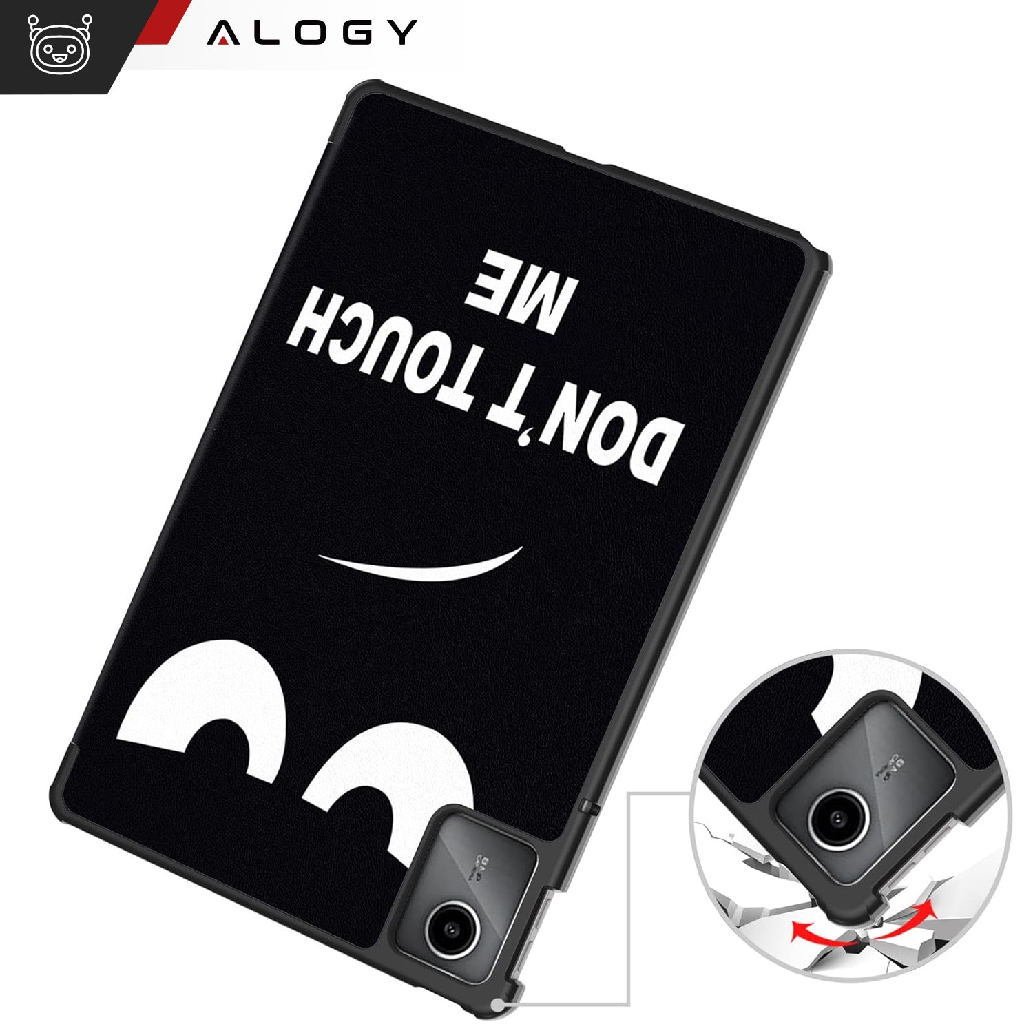 Etui Alogy Book Cover Case pentru Lenovo Tab K11 / K11E 11" si M11 10.95", multicolor, cu functie Sleep/Wake Up, set cu sticla si stylus