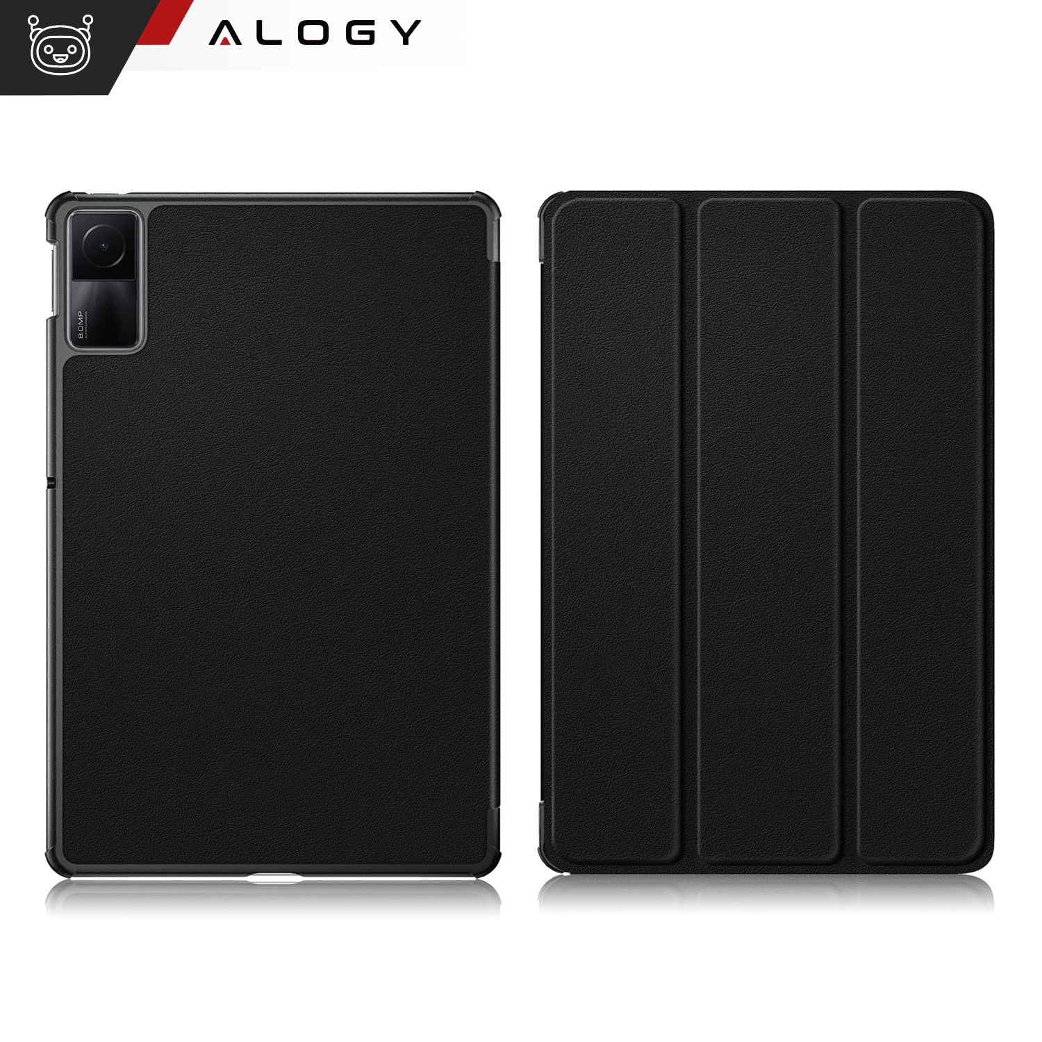 Etui pentru tableta Alogy Book Cover Case, protectie, negru, 11"