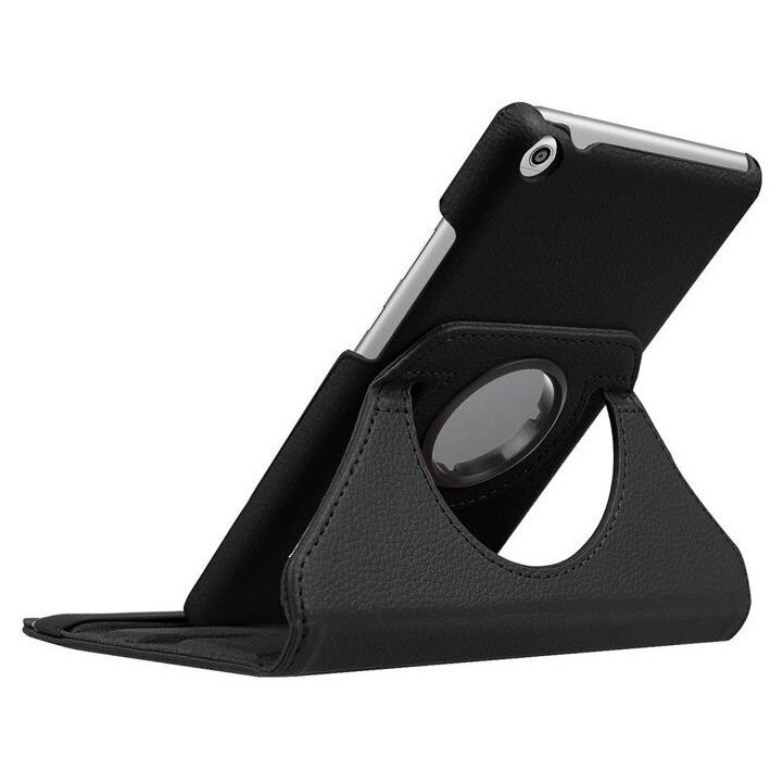 Etui obrotowe 360 pentru tableta, Huawei MediaPad T3 7.0, albastru, cu functie de suport
