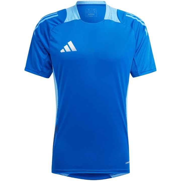Tricou sport barbati adidas Tiro 24 Competition, albastru, material reciclat, tehnologie AEROREADY