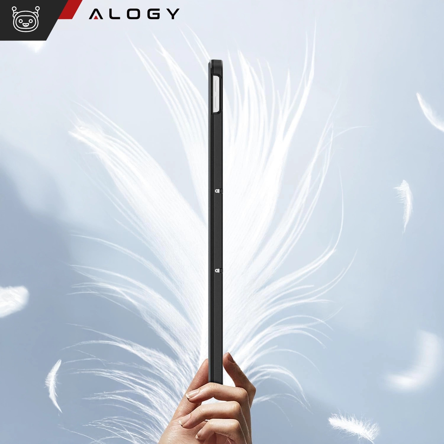 Husă tabletă, Alogy, Book Cover Case pentru Lenovo Tab P12, gri