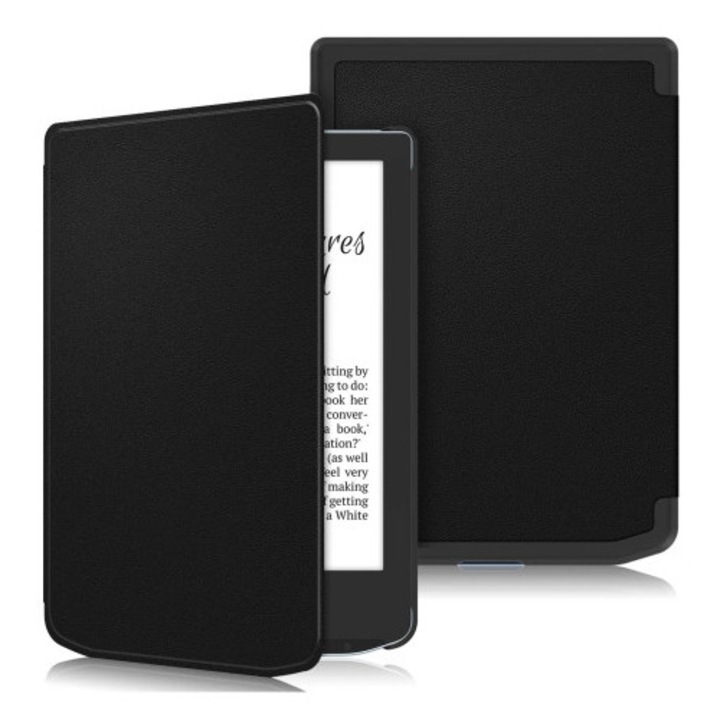 Alogy ProBook Cover védőtok, PocketBook Verse 629/634/619 kompatibilis, fekete, kompakt méret, energiatakarékos funkcióval