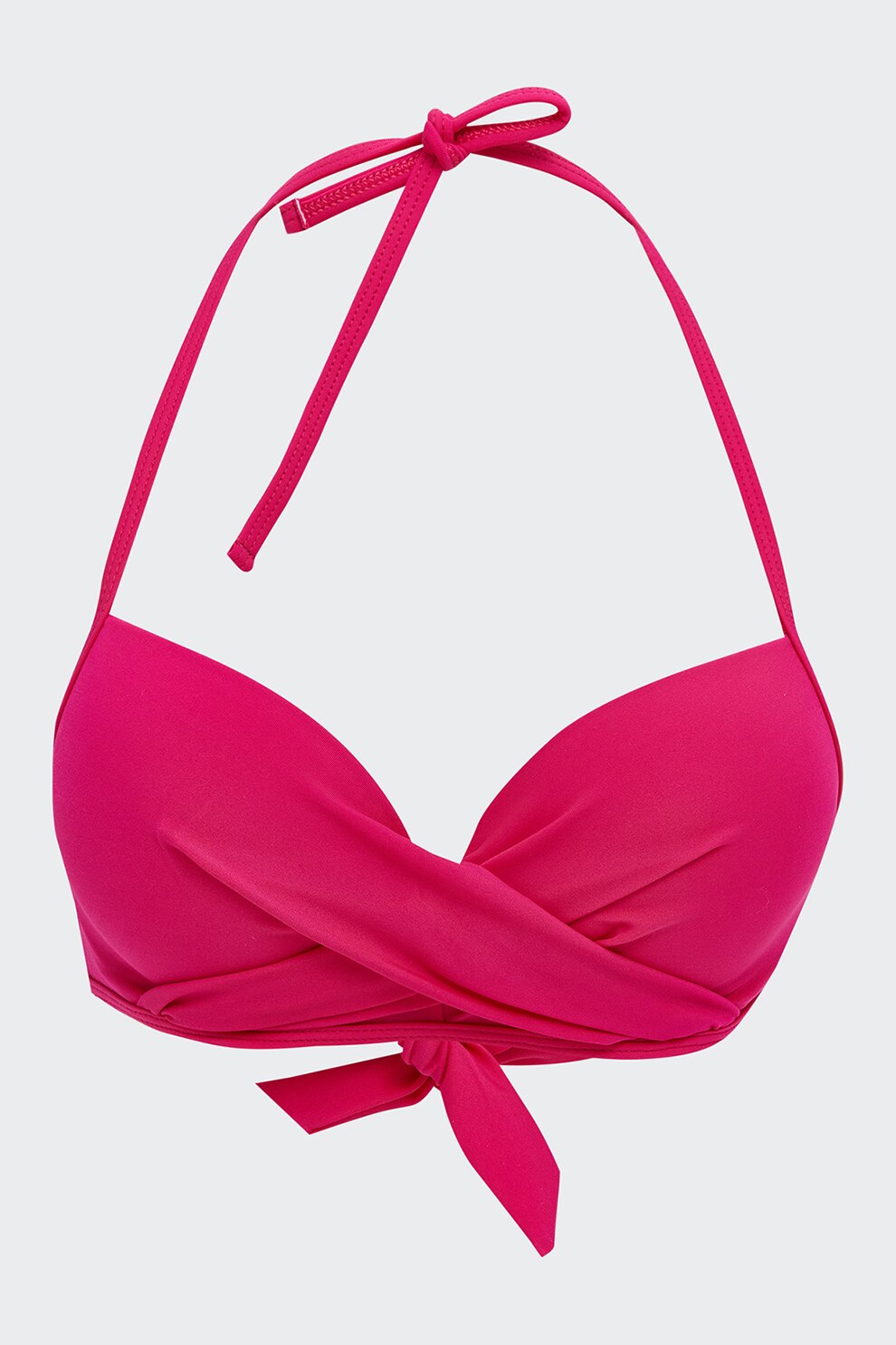 LC WAIKIKI, Sutien halter de baie, Fucsia, 90C - eMAG.ro