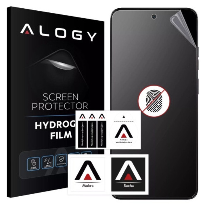 Alogy HydroSkin Matte Pro matt képernyővédő fólia Motorola Moto G15 / G15 Power / G05 / E15 készülékhez, önregeneráló, tükröződésmentes, 10x15cm