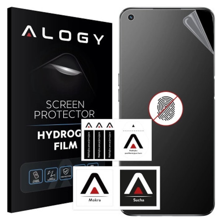 Alogy HydroSkin Matte Pro matt képernyővédő fólia Oppo A54 / A74 5G / A93 5G készülékhez, önregeneráló, tükröződésmentes, 10x15cm