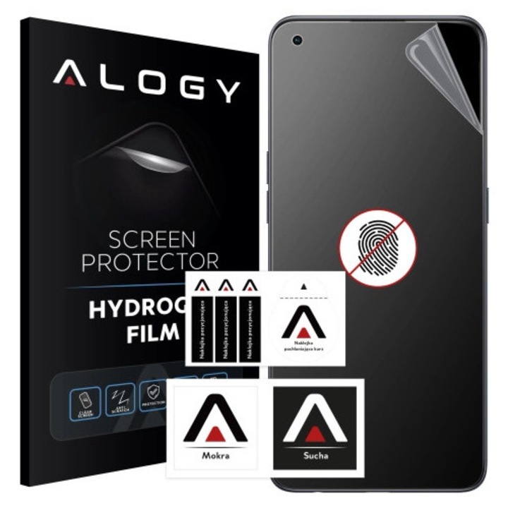 Alogy HydroSkin Matte Pro matt képernyővédő fólia Oppo Reno8 T 4G / 8 / 8z készülékhez, önregeneráló, tükröződésmentes, 10x15cm
