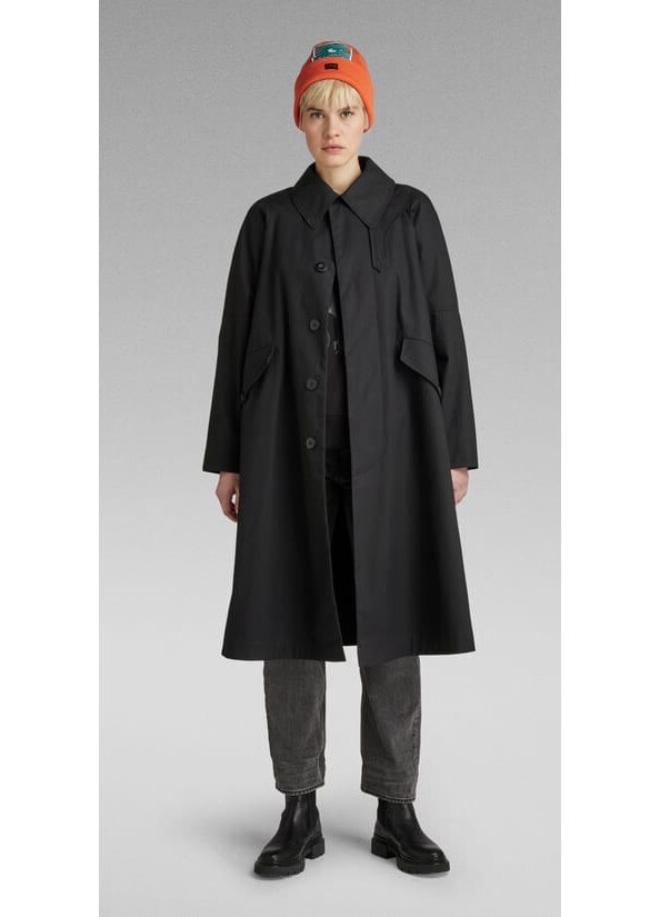 G-Star RAW Palton Rider Trench dama, croiala lejera, bumbac