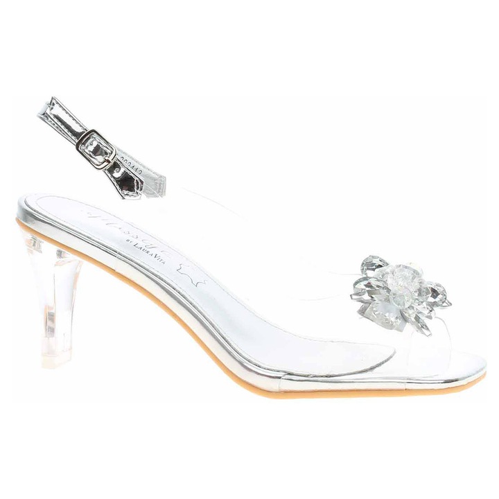 Pantofi dama, elegant, Laura Vita Mira 01, argintiu, Argintiu