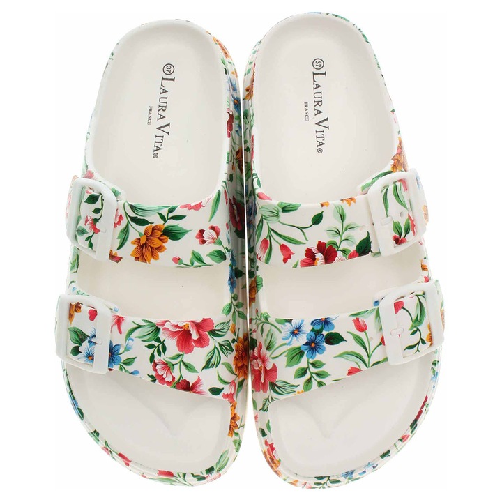 Papuci dama Laura Vita NUON 17, multicolor, Multicolor, 37