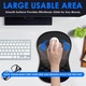Mousepad ergonomic, Cu suport pentru incheietura mainii, Amelioreaza durerea incheieturii mainii, Antiderapant, 20x30x3cm, Negru