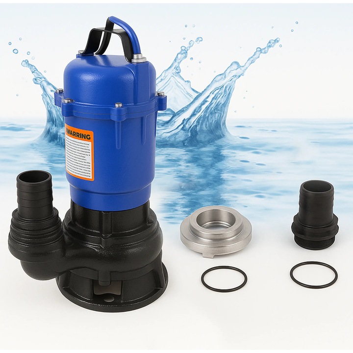 Pompa submersibila apa murdara-4150W 25000L/H 20M Inaltimea de ridicare 35MM Particule