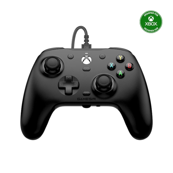 GameSir G7 HE vezetékes kontroller Hall Effect technológiával, rezgéssel – PC / Xbox One / Xbox sorozattal kompatibilis – fekete