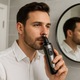 Aparat de Ras Electric 5-in-1 pentru Barbati, Trimmer pentru Barba, Tuns Par Nas, Perie de Curatare Faciala & Masaj, Utilizare Umeda/Uscata, Reincarcabil USB, Rezistenta la Apa IPX6