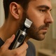 Aparat de Ras Electric 5-in-1 pentru Barbati, Trimmer pentru Barba, Tuns Par Nas, Perie de Curatare Faciala & Masaj, Utilizare Umeda/Uscata, Reincarcabil USB, Rezistenta la Apa IPX6