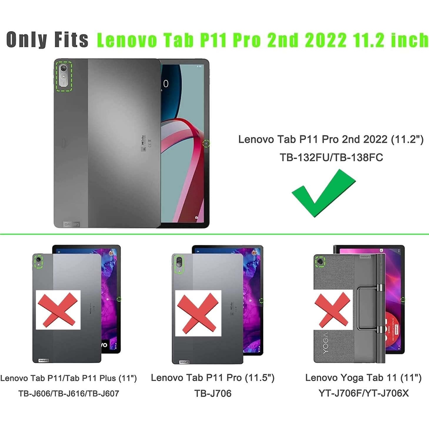Husa Slim Sigloo, Smart Cover, Trifold, pentru Lenovo Tab P11 Pro( 2nd Gen), (TB-132FU/TB-138FU), 11.2", Purple