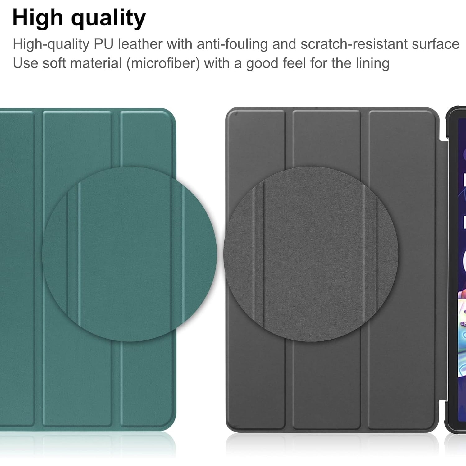 Husa Slim Sigloo, Smart Cover, Trifold, pentru Lenovo Tab P11 Pro( 2nd Gen), (TB-132FU/TB-138FU), 11.2", Pine Green