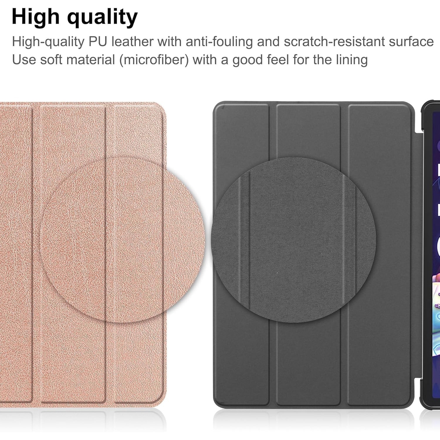 Husa Slim Sigloo, Smart Cover, Trifold, pentru Lenovo Tab P11 Pro( 2nd Gen), (TB-132FU/TB-138FU), 11.2", Golden