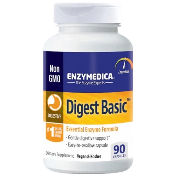 Supliment alimentar Enzymedica Digest Basic, 90 capsule