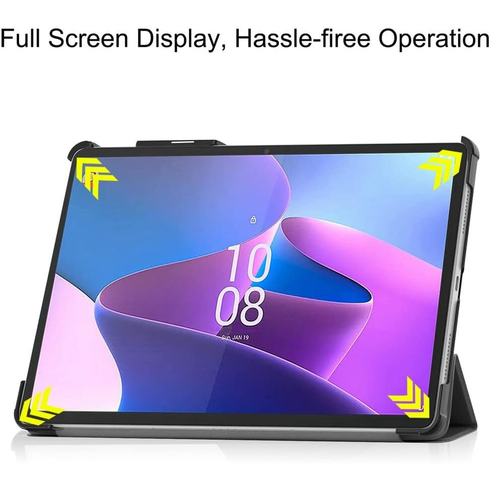 Husa Slim Sigloo, Smart Cover, Trifold, pentru Lenovo Tab P11 Pro( 2nd Gen), (TB-132FU/TB-138FU), 11.2", Black