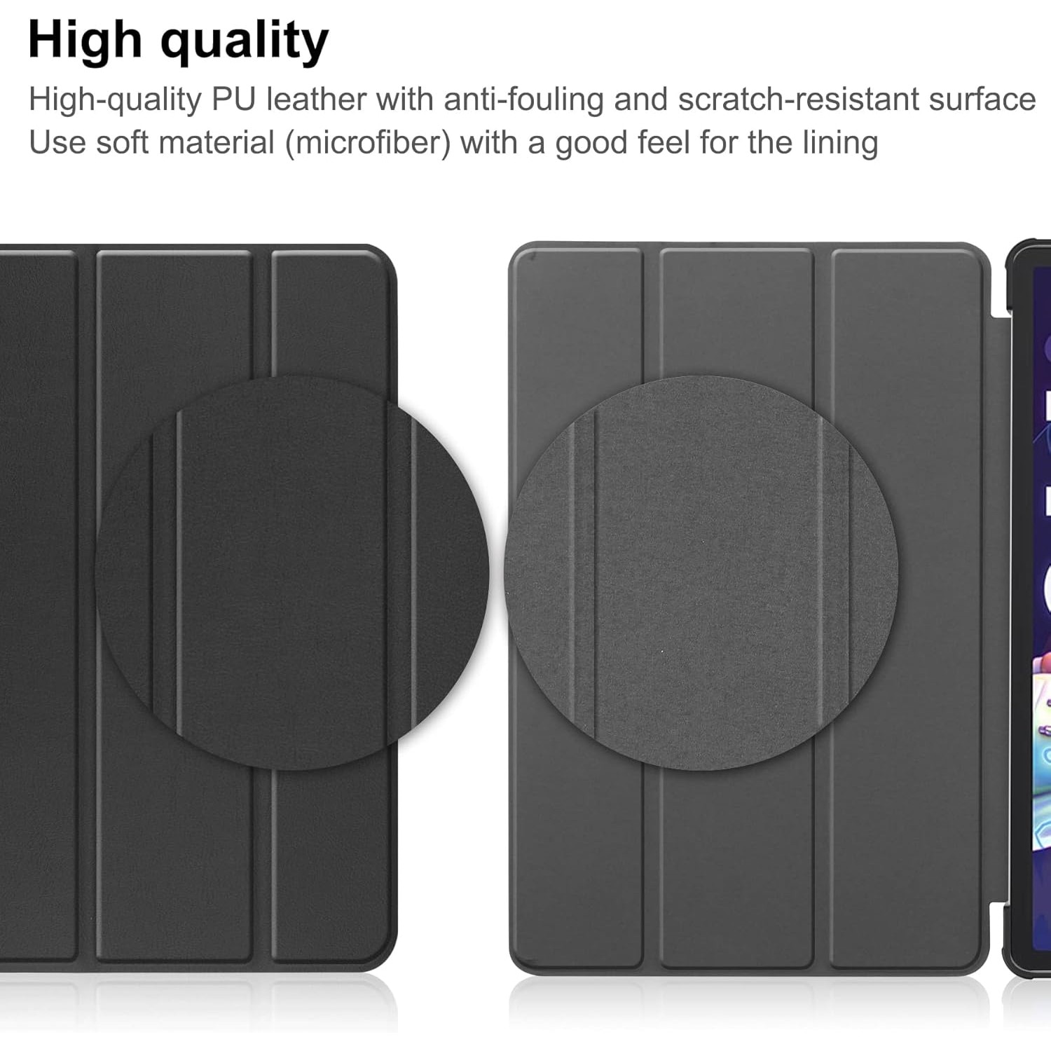 Husa Slim Sigloo, Smart Cover, Trifold, pentru Lenovo Tab P11 Pro( 2nd Gen), (TB-132FU/TB-138FU), 11.2", Black