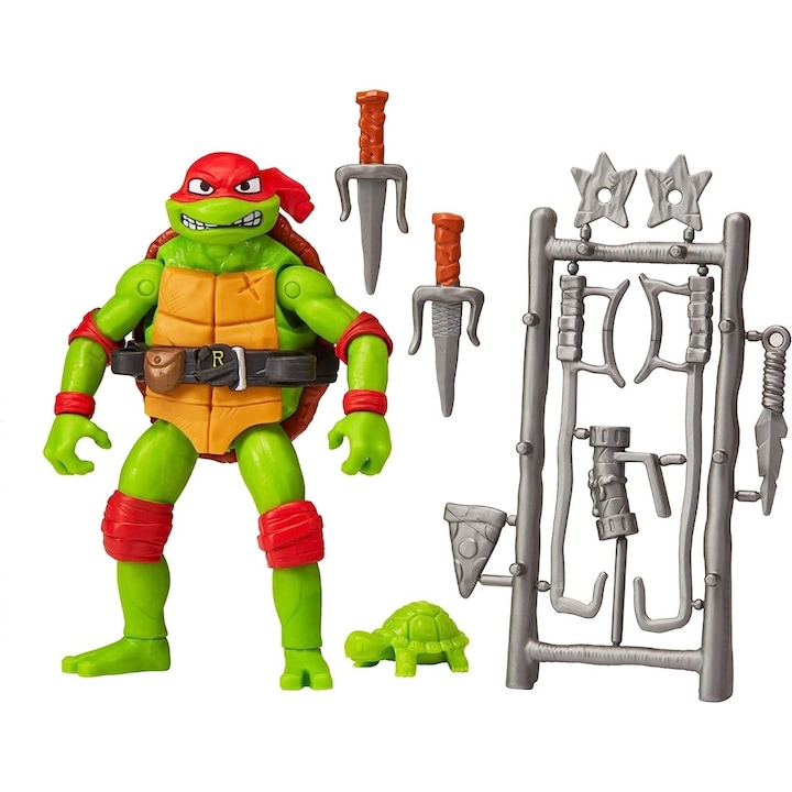 Съчленена фигура (основна) Raphael Костенурките нинджа: Mutant Mayhem 10 см