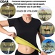 Tricou Sauna SlimFit pentru Slabit EDAR, Neopren, Modelatoare, Ideal pentru Sport, Fitness si Alergare, Negru, Marimea XL, Negru