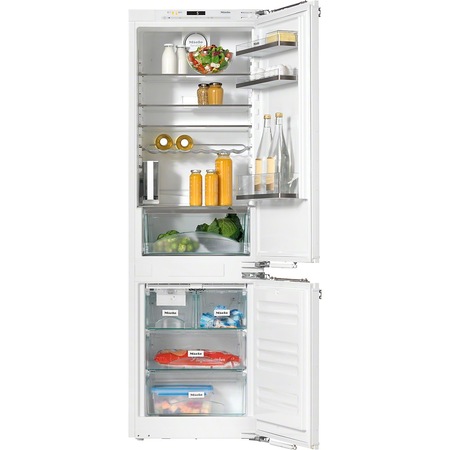 Combina frigorifica incorporabila Miele KFN 37452 iDE, 248 l, NoFrost, Touch control, Ice maker, H 177 cm, Inox