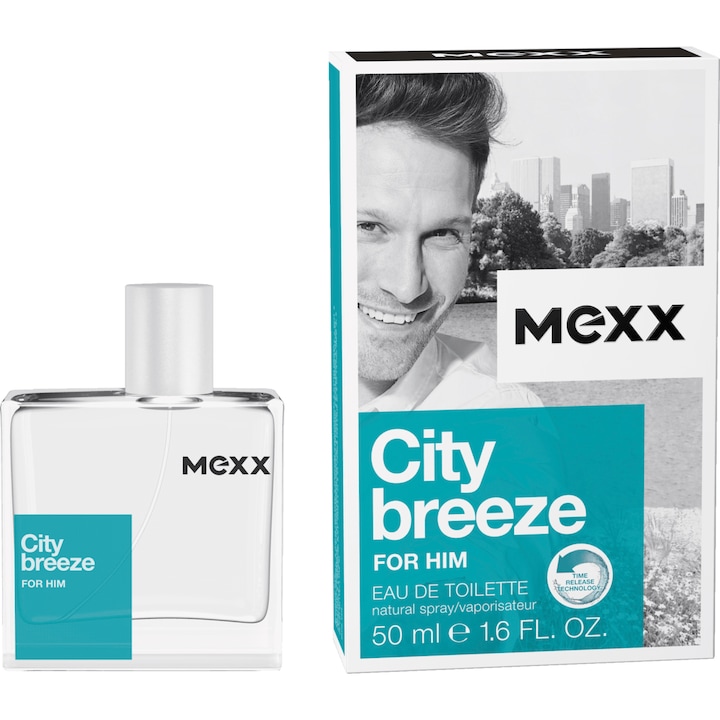 MEXX City Breeze Férfi parfüm, Eau de Toilette, 50ml