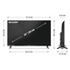 Televizor LED Sharp 80 cm 32" 32HA1205E, HD Ready, CI+