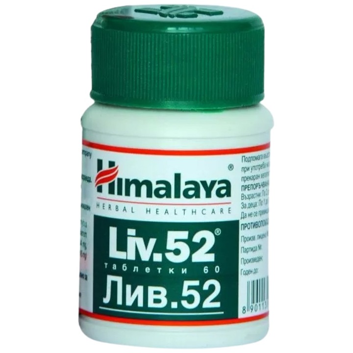 Supliment alimentar Himalaya Herbals Liv.52 / Liv.52, 60 de comprimate