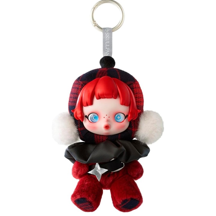 Plüssjáték, POP MART, piros, SKULLPANDA Winter Symphony sorozat