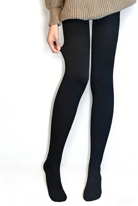 Dresuri termice elegante cu fleece, negru pur, 280D. Potrivit 5-15°C, sub 65kg