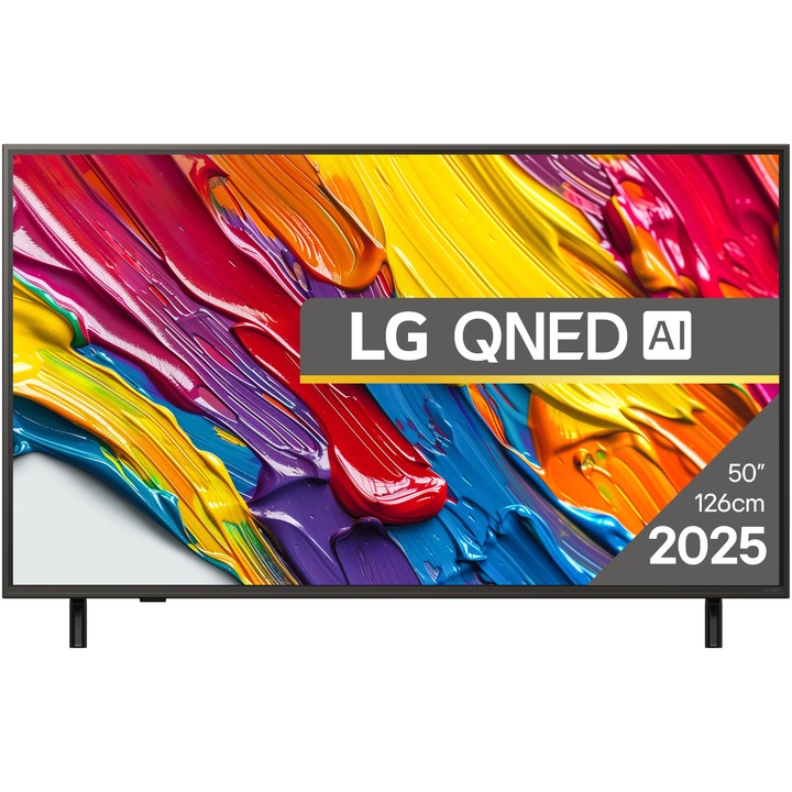 Телевизор LG QNED 50QNED84A3C, 50"(126 см), Smart, 4K Ultra HD, Клас F (Модел 2025)